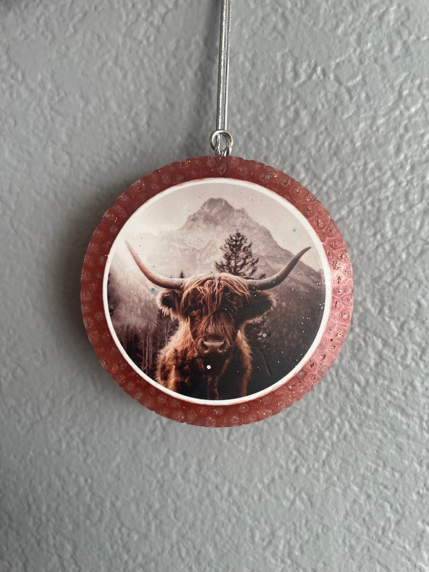 Round Highland Cow