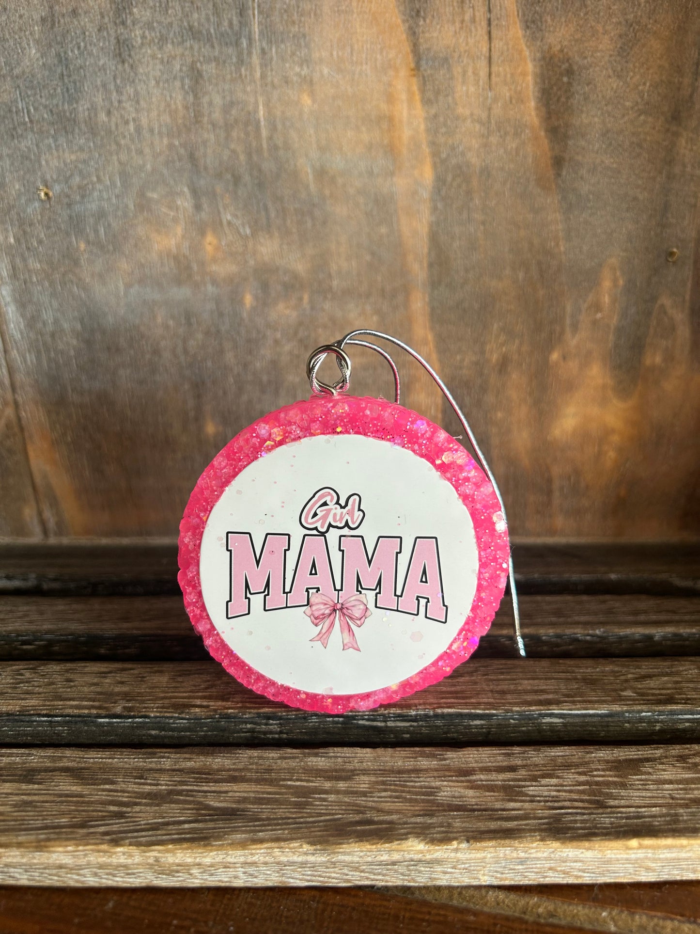 Girl Mama Pink Glitter Freshie