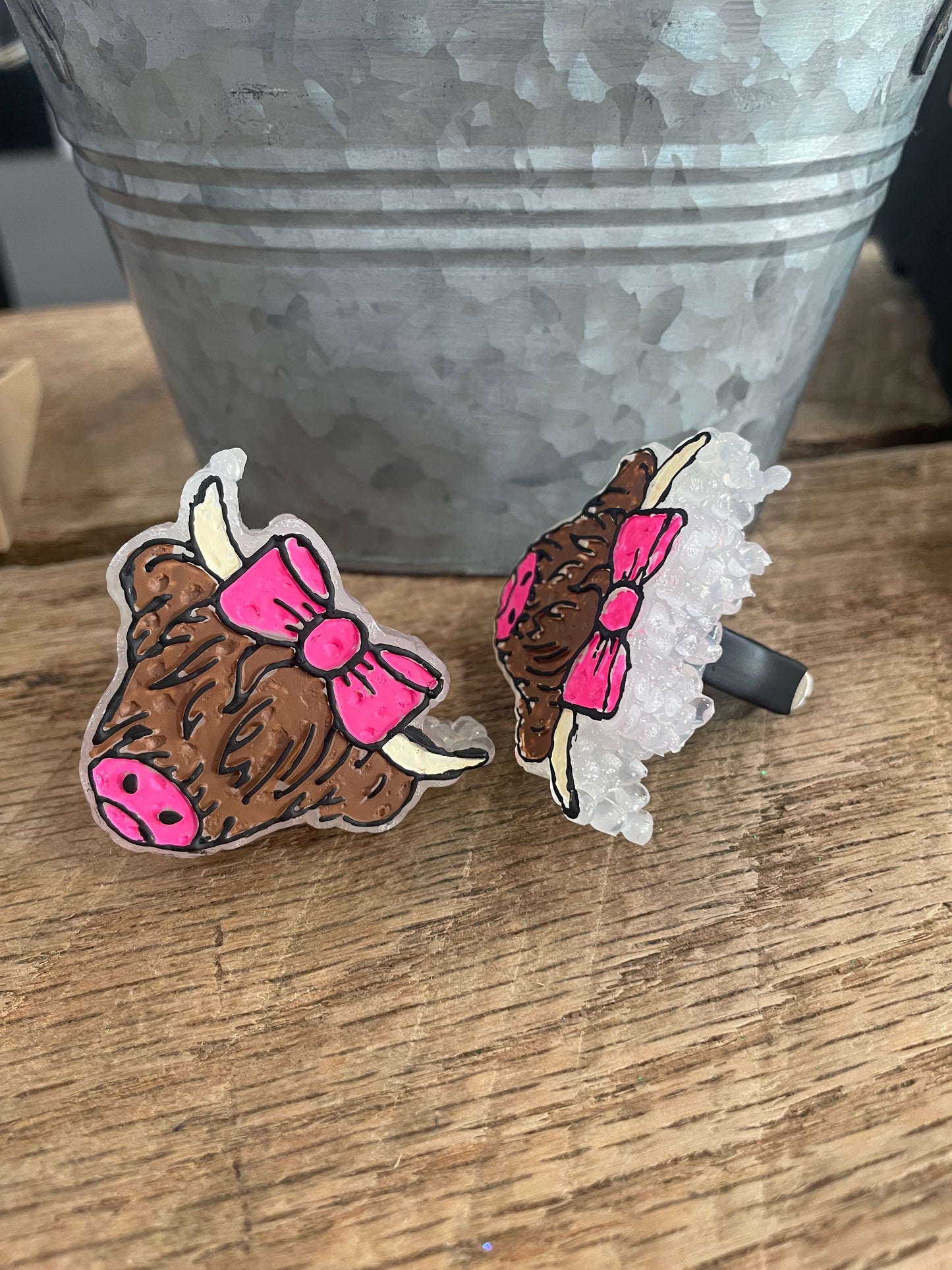 Highland Cow Vent Clips